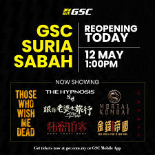 Gsc suria sabah is located in kota kinabalu, sabah. Gsc Getvaccinated On Twitter Uinahhh Urang Kk Buli Tinguk Wayang Sudah Gsc Suria Sabah Will Reopen Starting Today With First Show At 1 00pm Tickets Available Now For Booking Secure Your