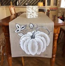 Rustic Halloween Fall Decorations Fall Tablecloth Thanksgiving Etsy In 2020 Rustic Halloween Fall Table Runners Halloween Table Runners
