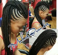 This is a bold, fun style and there are several ways to achieve this look. Located In Las Vegas Text Nay 702 445 3237 For Inquiries Or An Apt Lasvegasbraider Braided Mohawk Hairstyles Twist Braid Hairstyles Braids For Black Hair