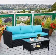 Get 5% in rewards with club o! Buy Rattaner Wicker Coffee Table Outdoor Patio Garden Rattan 2 Layer Table Furniture With Storage Black Online In Vietnam B07k53bwsv