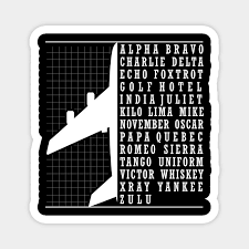 The phonetic alphabet, or spelling alphabet, replaces letters and numbers with code words. Phonetic Alphabet Airplane Pilot Flying Aviation Phonetic Alphabet Airplane Magnet Teepublic
