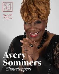 Avery Sommers Showstoppers en vivo en Broadway's Living Room