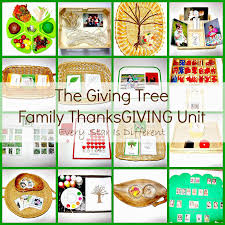 Every Star Is Different The Giving Tree Family Thanksgiving Unit Thanksgiving Units The Giving Tree Family Tree Activity