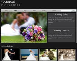 They're typically built and hosted by an online wedding vender or hub. Wedding Photographer Free Template Dmxzone Com