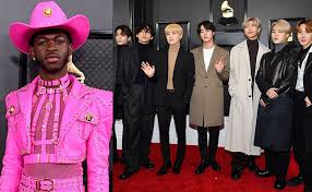 Bts read more about this and other grammys news at grammy.com. Grammy 2020 Lil Nas X Billy Ray Cyrus Bts Perform On Old Town Road