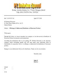Jenis surat ini tergolong masih merupakan salah satu jenis surat. Contoh Surat Penawaran Kerjasama Dalam Bahasa Inggris Dalam