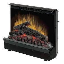 The dimplex 23 inch electric fireplace log set creates realistic looking flames thanks to projecting the flames onto a back panel and providing an inner glow to the hand painted ember bed and logs. Dimplex Electric Fireplaces Fireboxes Inserts Products Standard 23 Log Set Electric Fireplace Insert