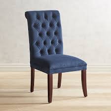Audrey Ink Blue Dining Chair Sillas Tapizadas Sillas Comedor Minimalista
