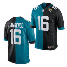 Featuring 50 cards in the set, 2021 topps x trevor lawrence football includes 30 cards that are dedicated to classic topps designs of the past. Trevor Lawrence 2021 Nfl Draft Split Jersey Jaguars Teal Orange Vapor Limited Fevocam Org