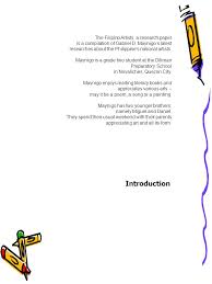 Whilst sample research papers are not worth using, there are other options. The Filipino Artists A Research Paper By Gabriel D Maynigo Ppt Video Online Download