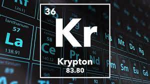 Krypton is a rare gas. Krypton Podcast Chemistry World
