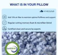 Amazon.com: HYVECLOUD Almohada de enfriamiento lateral y de espalda,  comodidad para el dolor de cuello y hombros, almohada de enfriamiento de  espuma ...