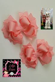 Set Of 6 Pcs 4 Inch Pigtails Hair Bows For Girls Small Etsy Boutique Hair Bows Pigtail Hair Bows Girls Bows