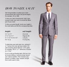 How To Size A Suit Suit Sizing Includes A Number Your