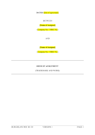 A deed of assignment is one type of deed that is used not only in legal practices but also in the business industry during sale and transfer transactions. Deed Of Assignment For Trademark Template Burgielaw