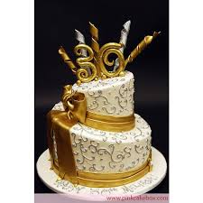 Female Rose Gold 30th Birthday Cakes Gold Topsy 30th Birthday Cake Pink Cake Box Wedding Cakes More Found On Polyvore Golden Birthday Cakes 30 Birthday Cake Birthday Cakes For Women