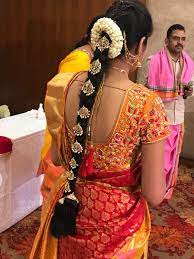 Coiffures Pour Sari Beauty Hair Hairstyles Pour Saree Hair Beauty Coiffur Indian Bride Hairstyle South Indian Bride Hairstyle Indian Bridal Hairstyles