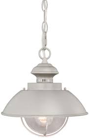 Laluz outdoor pendant lights, farmhouse ceiling hanging porch fixture in black metal with clear bubbled glass globe in iron cage frame. Buy Nautical Mini Pendant Lights With A Reserve Price Up To 65 Off