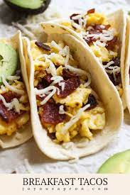 Breakfast Tacos A Classic Tex Mex Recipe Joyous Apron Recipe Mexican Breakfast Recipes Breakfast Tacos Recipe Healthy Recipes Easy Snacks