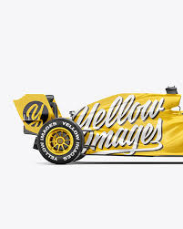 Download Formula 1 2020 Mockup Side View In Vehicle Mockups On Yellow Images Object Mockups Yellowimages Mockups