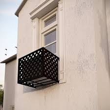 Arch Iron Air Conditioning Cover Window Guard Balcony Store Air Conditioner Cover Window Air Conditioner Cover Air Conditioner Hide