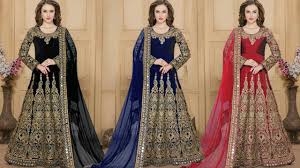 Free shipping cod 30 days exchange best offers. Party Wear Anarkali Suits Designs Long Indian Designer Anarkalis Gown Dresses Designersandyou Youtube