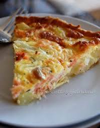 Tarte Au Saumon Et Aux Pommes De Terre Recettes By Hanane Tarte Pomme De Terre Recettes De Cuisine Recette Pomme De Terre
