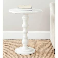 Safavieh Greta Off White End Table Shady White In 2020 White Accent Table White End Tables End Tables