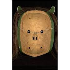 Beau Dick Finely Carved Bukwas Mask 10" H. 7 1/4" W. Fine Condition