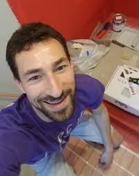 Tiling the floor in the master bathroom