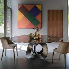 Brands include tonelli, porada, pedrali, bontempi, fiam Contemporary Dining Table Oracle Arketipo Wood Veneer Glass Metal