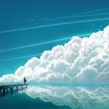 40 Delightful Wallpapers For Ipad Mini With Retina Display Ipadminiretinadisplay Wallpapers Ipadmini2 Apple Ipad Re Clouds Anime Scenery Sky And Clouds