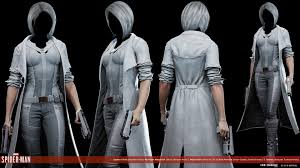 Black And Silver Spiderman Suit Artstation Marvel S Spider Man Silver Sable Jayson Fitch Marvel Spiderman Costume Design Spiderman
