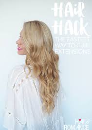 Hair Hack The Fastest Way To Curl Hair Extensions Hair