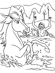 Choose your favorite coloring page and color it in bright colors. Spirit Spirit Kids Coloring Pages