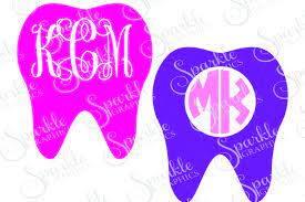 Download Free Tooth Monogram Frame Cut File Crafter File Free Svg Files Diy Shirts Decals And Much More Using Your Cricut Explore And Silhouette