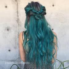 You can use the neon blue and turquoise colour by directions to recreate the. 20 Hair Styles Starring Turquoise Hair