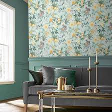 Flourish Duck Egg Wallpaper Large Latest Wallpaper Designs Wallpaper Design For Bedroom Wallpaper Designs For Walls