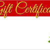 Holiday / christmas gift certificate template. 1