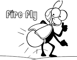 Firefly Lightning Bug Coloring Page Bug Coloring Pages Coloring Pages Super Coloring Pages