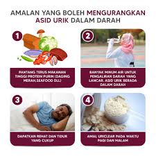 9 petua semulajadi berikut boleh membantu dalam mengurangkan asid urik dalam badan seterusnya merendahkan risiko masalah kesihatan yang tidak diingini. Sembuh Gout Dan Singkirkan Asid Urik Dengan Uriclear