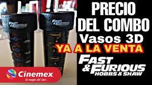 En cinetux estas viendo rápidos y furiosos 9 hobbs & shaw pelicula completa en español latinon online o descarga gratis. Rapidos Y Furiosos Hobbs Shaws Precio Del Combo Vasos 3d Cinemex Youtube