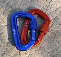 12KN Outdoor Hiking Camping Aluminum Locking Spring Snap Hooks Automatic  Buckles for Secure Connections