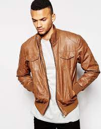 Barneys Faux Leather Bomber Jacket At Asos Com Faux Leather Bomber Jacket Leather Bomber Jacket Faux Leather Bomber