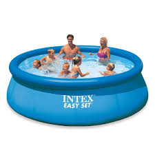 Intex 12 X 30 Easy Set Pool Blue Easy Set Pools Pool Above Ground Swimming Pools