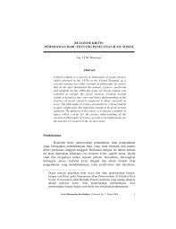 Berisi mengenai detail penjelasan proses terjadinya yang disajikan secara urut atau bertahap dari yang paling awal hingga yang paling akhir. Pdf The Logic Of Scientific Discovery In Critical Realist Social Scientific Research