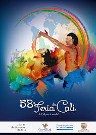 Propuesta Para La Convocatoria Afiche De La 58 Feria De Cali 2015 Diseno De Luz Elena Padilla M Y Wadith Augusto Neira Fotos De Universo Arte Fractal Cali