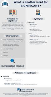 Synonyms For Significant Thesaurus Net