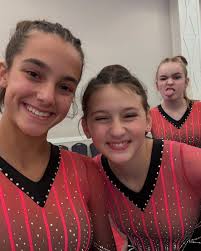 Our powerful platinum's were very impressive today demonstrating some of  their best performances of the season. Very nice work girls clenching the  second place team title in the world's largest gym meet. #