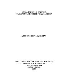 Pementasan yang menemukan penggiat drama pentas dalam acara yang bertaraf asean ini diharapkan akan dapat menyemarak perkembangan teater asean dan antologi skrip drama. Http Studentsrepo Um Edu My 5358 1 Drama Dakwah Di Malaysia Final Pdf